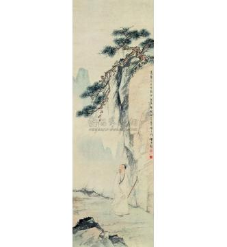黄君璧松下高士图立轴