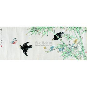 王雪涛花鸟镜心字画之家