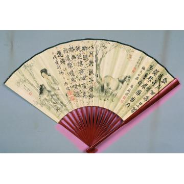 马晋吴镜汀（等）书画合璧扇面