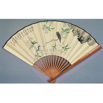 溥儒花鸟扇面字画之家