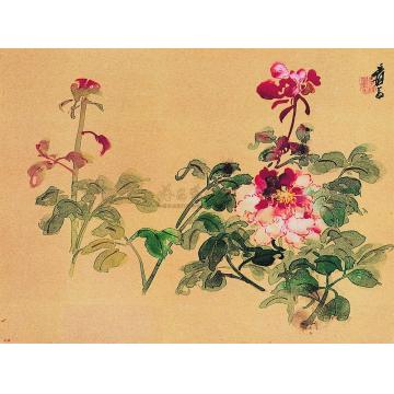 张大千荷花镜心，成交价格_多少钱_什么价_哪里买_交易出售_最新