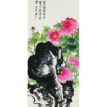 谢稚柳花卉镜心字画之家