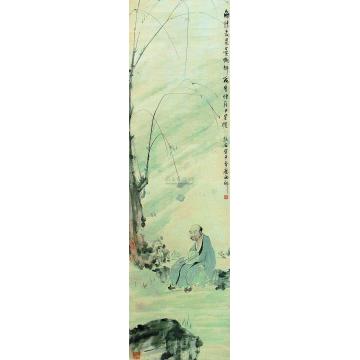 傅抱石人物图立轴