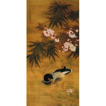 马荃春江水暖图立轴