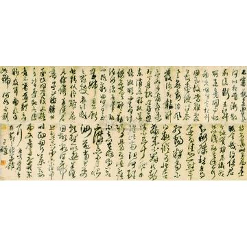 王铎庚寅（1650）年作临古帖手卷字画之家