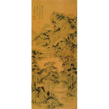 奚冈己酉（1789）年作山水图立轴字画之家