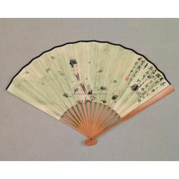 傅抱石1963年作湘夫人成扇字画之家