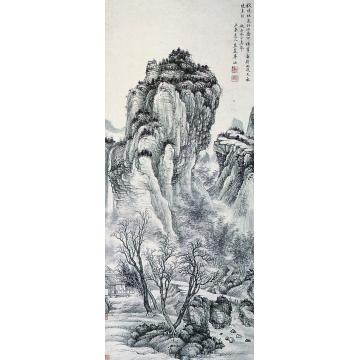 毕涵林泉幽斋立轴字画之家