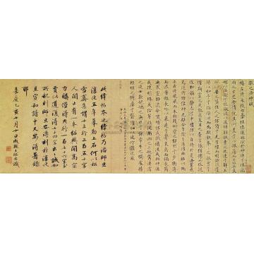 成亲王1815年作临《王献之洛神赋》手卷字画之家