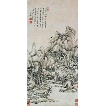 王原祁戊子(1708年)作山水立轴,成交价格_多少钱_什么价_哪里买_ 王原祁戊子(1708年)作山水立轴,成交价格_多少钱_什么价_哪里买_