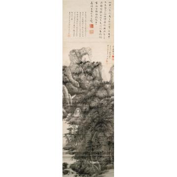 张大千夏山归隐轴字画之家