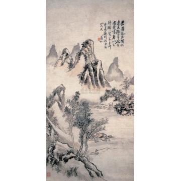 黄宾虹山水轴字画之家