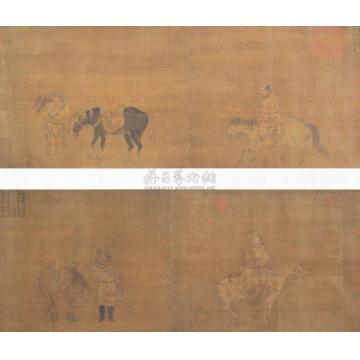 佚名摹郭忠恕四猎骑图卷