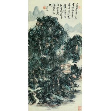 黄宾虹山水轴字画之家