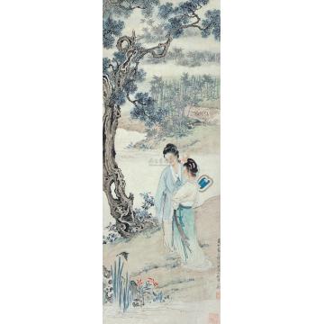 徐操戏蝶轴