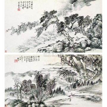 戴熙1834年作山水册册页（四开）字画之家