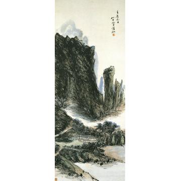 黄宾虹山水轴