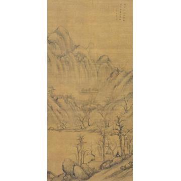 李流芳明山意冲寒欲放梅立轴字画之家