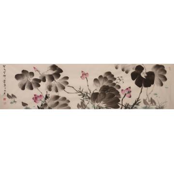 张化彦国画花鸟荷气呈祥字画之家