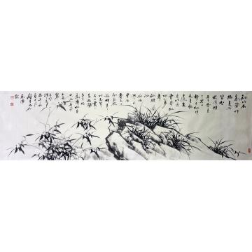 禹静国画花鸟三君子图字画之家