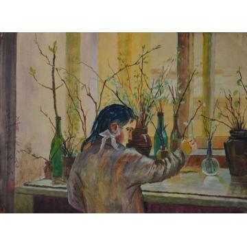 曾鲁安国画人物水彩作品字画之家