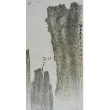 曾鲁安国画山水独善其身字画之家