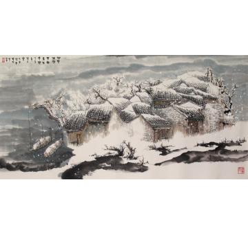 张省春雪满空来触处似花开字画之家