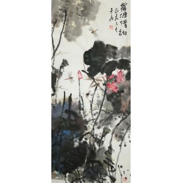 于飞国画花鸟荷塘清韵字画之家