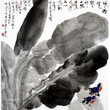 林立中国画花鸟绿荫字画之家