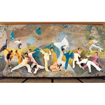 邱瑞敏国画人物万体馆壁画字画之家