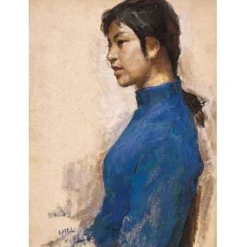 邱瑞敏国画人物少女字画之家