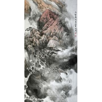 师恩钊国画山水大壑晨光字画之家