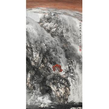 师恩钊国画山水清秋清晓字画之家