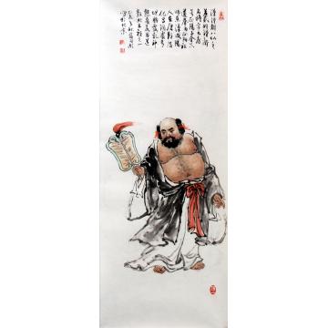 薛丕显国画人物汉钟离字画之家