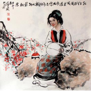 薛丕显国画人物相思字画之家