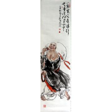 薛丕显国画人物一代宽容逍遥行字画之家