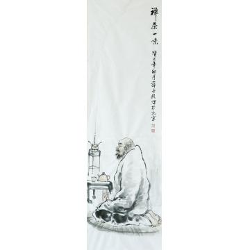 薛丕显国画人物禅茶一味字画之家