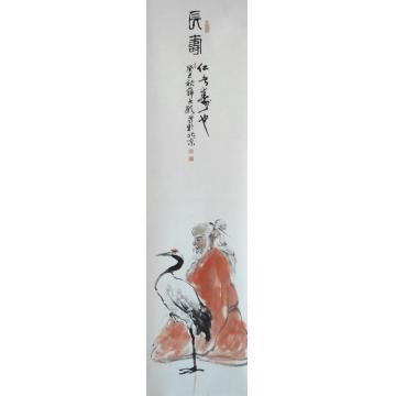 薛丕显国画人物长寿字画之家