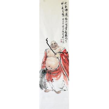 薛丕显国画人物形貌端严 福德无量字画之家