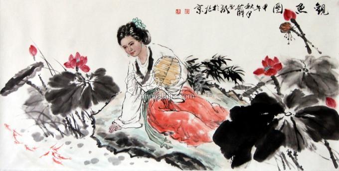 国画家薛丕显字画之家