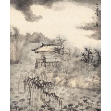 丘挺油画风景曲院风荷字画之家