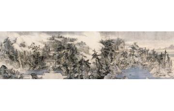 丘挺国画山水水泉院字画之家