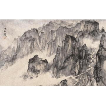 丘挺国画山水王莽岭字画之家