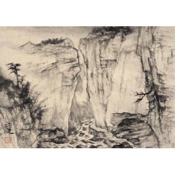 丘挺国画山水显胜门字画之家
