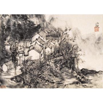 丘挺油画风景榔梅祠字画之家