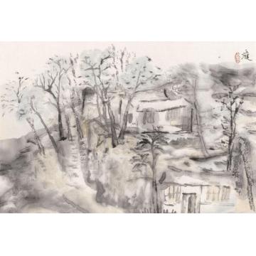 丘挺油画风景京郊写生字画之家