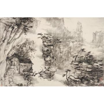 丘挺国画山水张家界写生字画之家