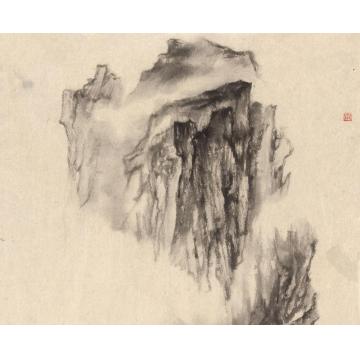 丘挺国画山水乘云凌霄（二）字画之家