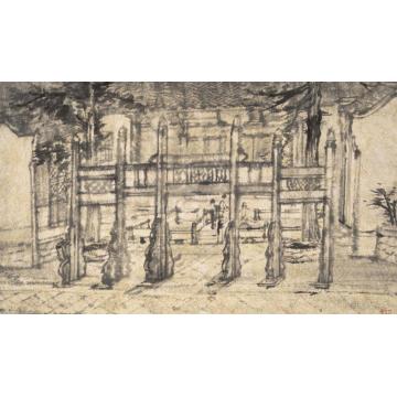 丘挺油画风景状元桥字画之家