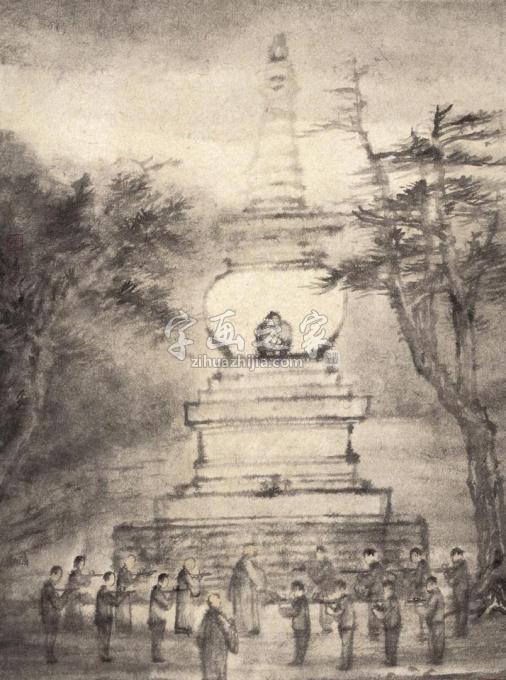 国画家丘挺字画之家